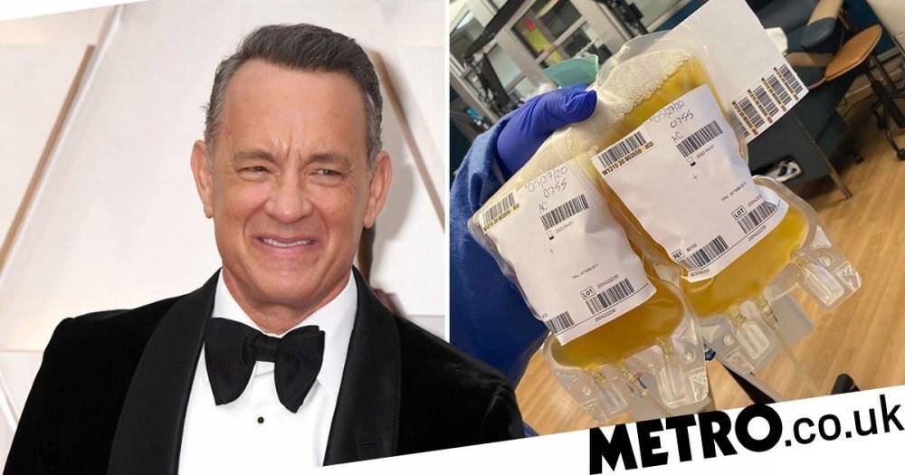 Tom Hanks - Rita Wilson - Elvis Presley - Tom Hanks is back to donate two more bags of plasma after recovering from coronavirus - metro.co.uk - Usa - Australia