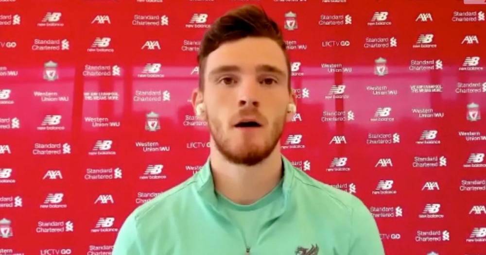 Andy Robertson - Andy Robertson shares Liverpool's WhatsApp support that brought squad closer together - mirror.co.uk - Scotland