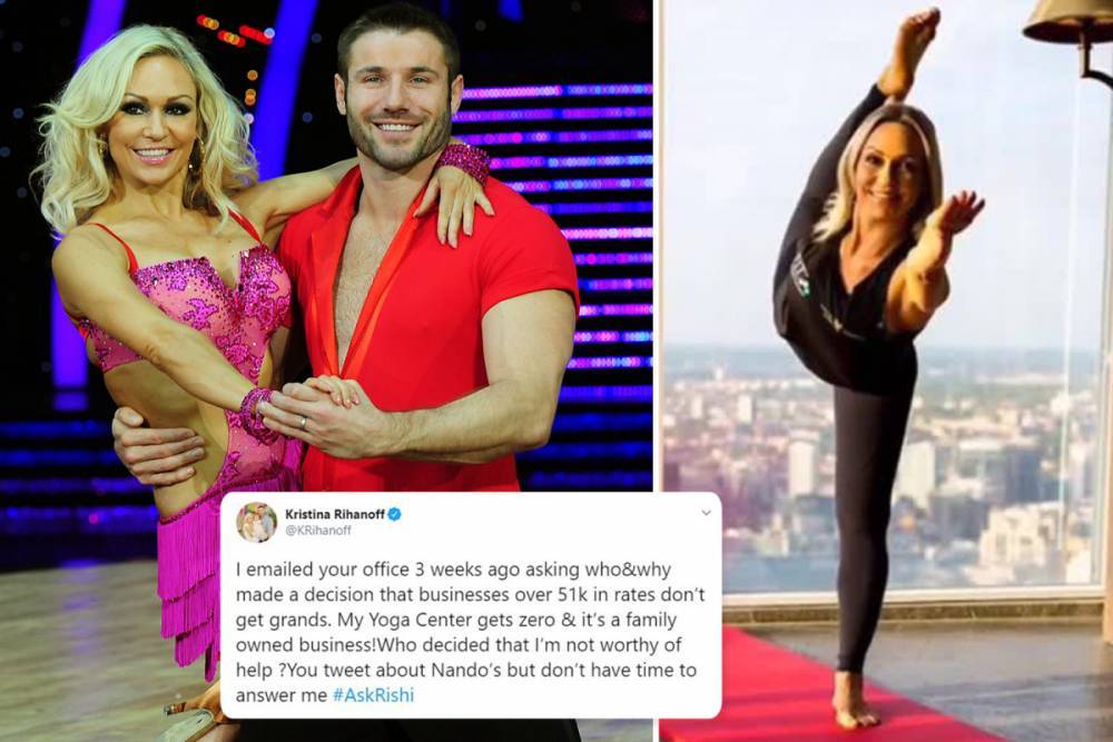 Kristina Rihanoff - Ex Strictly star Kristina Rihanoff rages as her yoga business is denied taxpayer support - thesun.co.uk