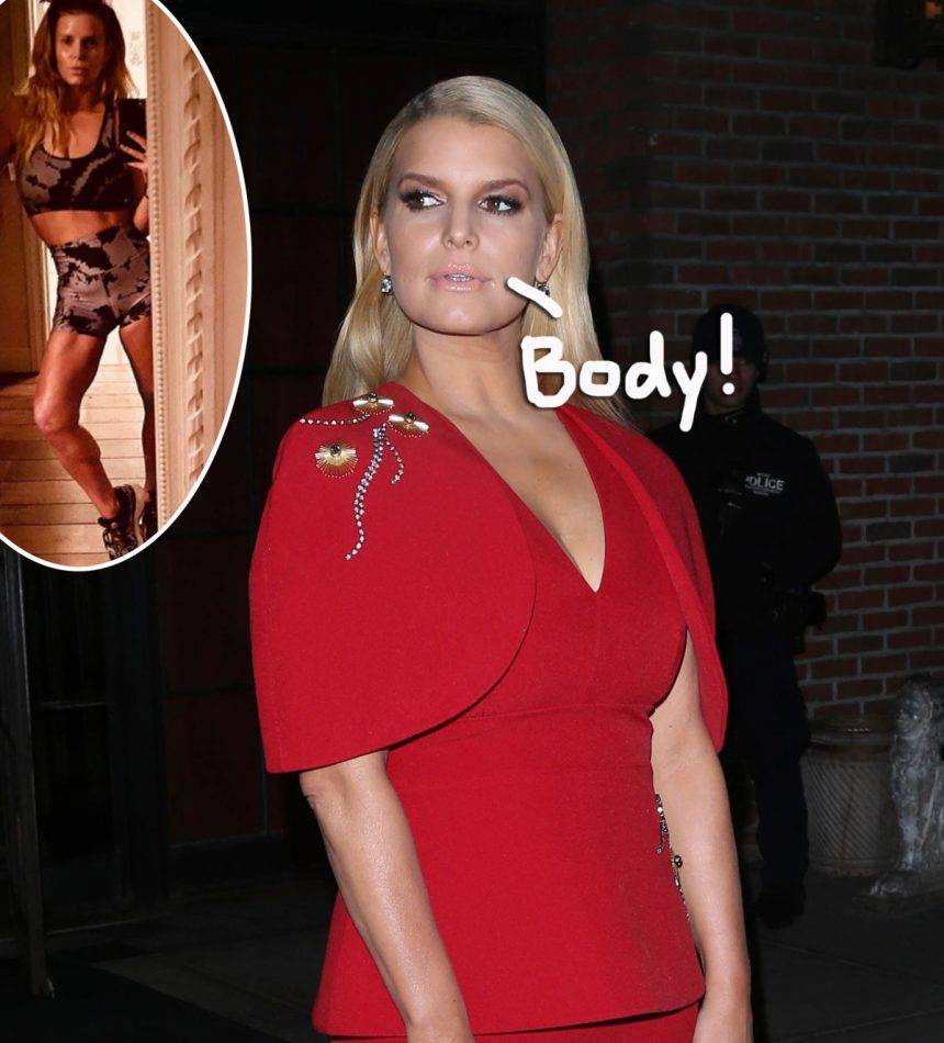 Jessica Simpson - Jessica Simpson Flaunts Her Toned Abs & Legs In Empowering New Selfie About ‘Mental Health’! - perezhilton.com