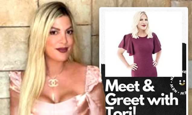 Tori Spelling - Tori Spelling charging fans $95 for another Zoom meet-and-greet - dailymail.co.uk