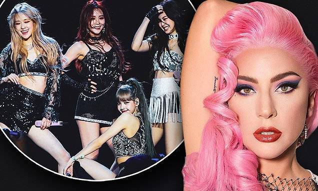 Lady Gaga teams up with K-pop stars Blackpink for the sugary sweet dance track Sour Candy - dailymail.co.uk