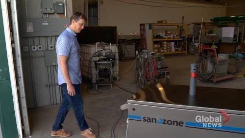 Saskatchewan company creates coronavirus decontamination unit using ozone gas - globalnews.ca