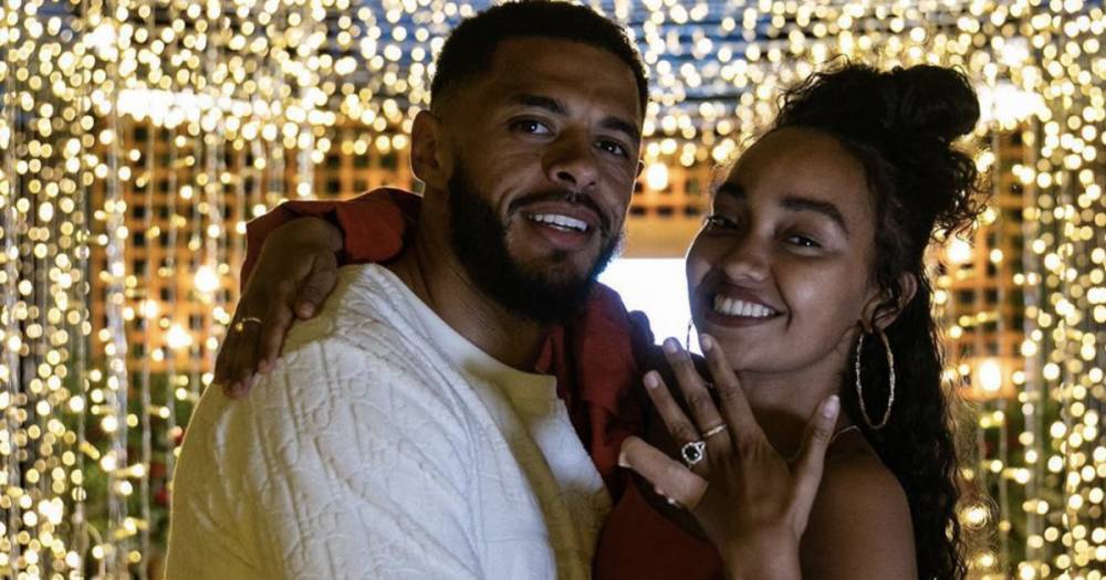 Leigh Anne Pinnock - Andre Gray - Little Mix star Leigh-Anne Pinnock gets engaged to footballer Andre Gray on their fourth anniversary - ok.co.uk