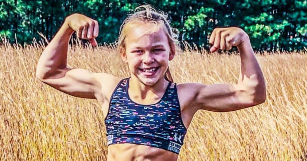 Ten-year-old girl maintains extreme six-pack by exercising for 30 hours a week - dailystar.co.uk - Usa - Georgia