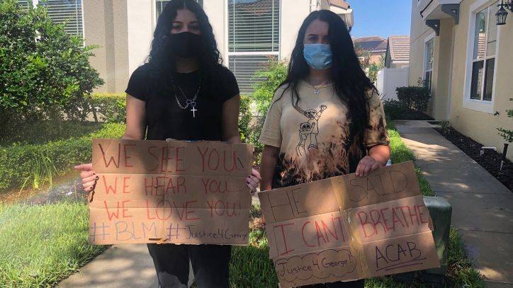 Orlando Sentinel - George Floyd - Derek Chauvin - Protesters gather at Orlando-area home owned by officer connected to George Floyd death - fox29.com - state Florida - county Orange - city Minneapolis