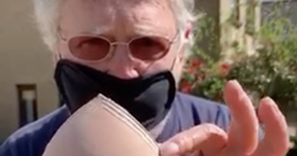 Rab C Nesbitt star Tony Roper uses wife's old bras to make homemade face mask - dailyrecord.co.uk - Britain