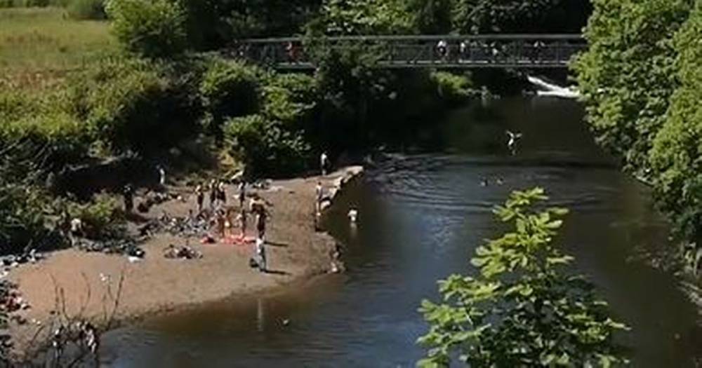 River Irwell - Outrage after person caught jumping into River Irwell in video - manchestereveningnews.co.uk