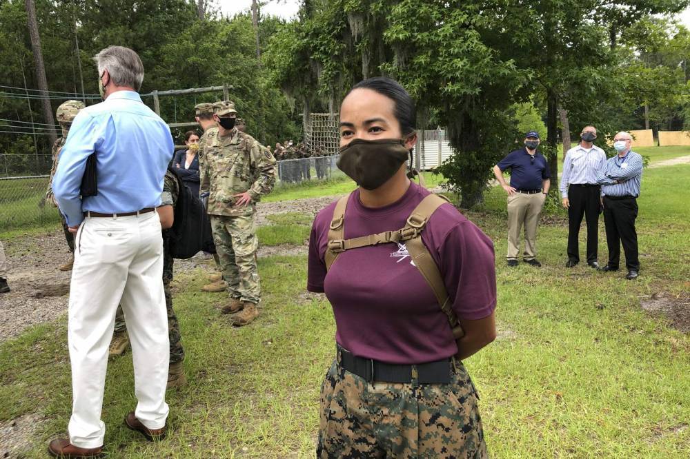 Masks on Leatherneck Square: Virus changes Marine training - clickorlando.com - county Island - state South Carolina