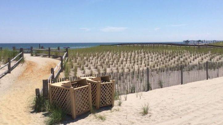 Manageable, well-behaved crowds hit NJ beach on first day back - fox29.com - county Island - state New Jersey - county Park - county Ocean