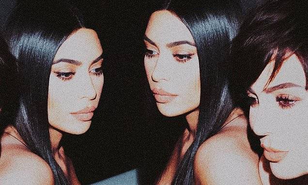 Kim Kardashian - Kim Kardashian shares throwback snap of herself with mom Kris - dailymail.co.uk
