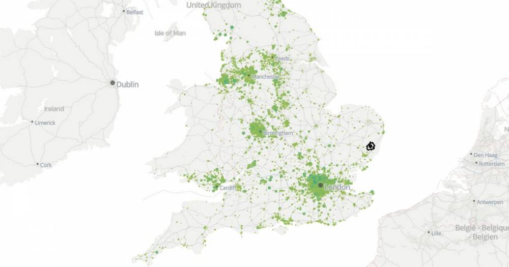 New map shows hundreds of UK towns and villages untouched by coronavirus - mirror.co.uk - Britain - city Manchester - city Birmingham