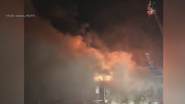 Authorities investigate after multi-alarm fire destroys building in Delaware County - fox29.com - state Delaware