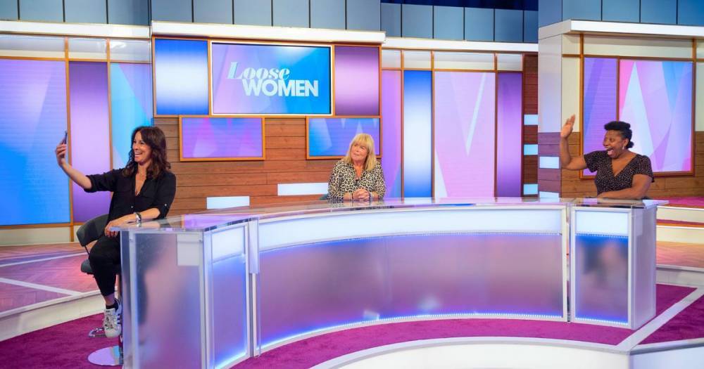 Loose Women sneak peek as they rehearse for Monday's live studio return during isolation - mirror.co.uk