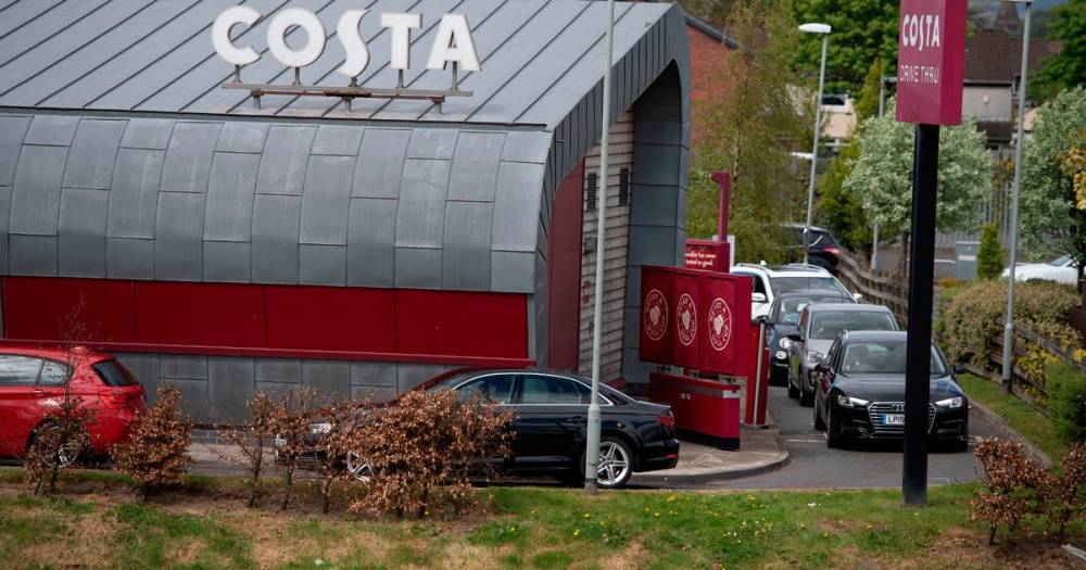 Chaos at Costa drive-thrus as hundreds of coffee fans queue for hours - dailystar.co.uk - Britain