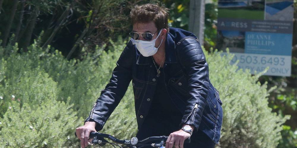 Darren Criss - Dylan Macdermott - Jim Parsons - David Corenswet - 'Hollywood' Star Dylan McDermott Goes for a Bike Ride Amid Pandemic - justjared.com - county Pacific