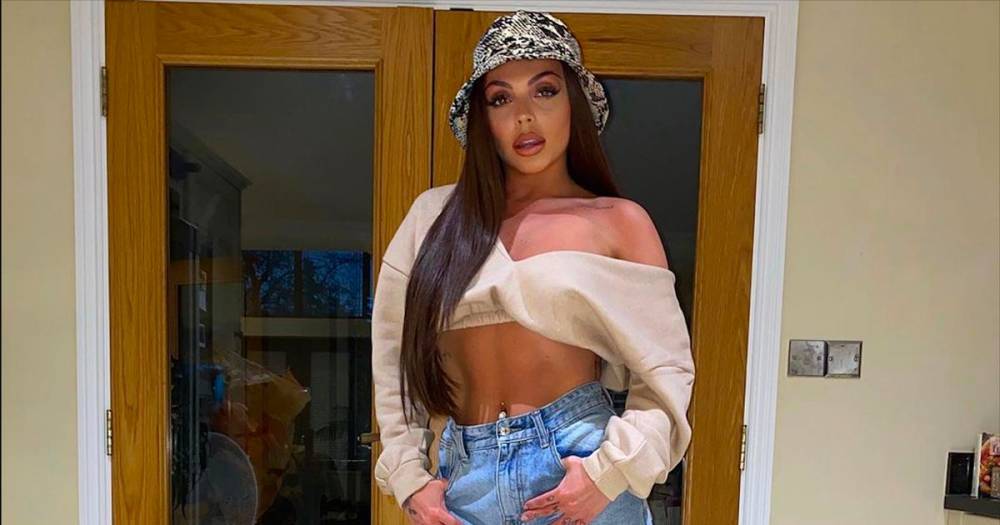 Little Mix's Jesy Nelson almost spills out of her crop top as she flaunts washboard abs - mirror.co.uk