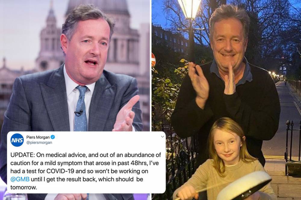 Piers Morgan - Piers Morgan reveals he is pulling out of Good Morning Britain after suffering coronavirus symptoms - thesun.co.uk - Britain