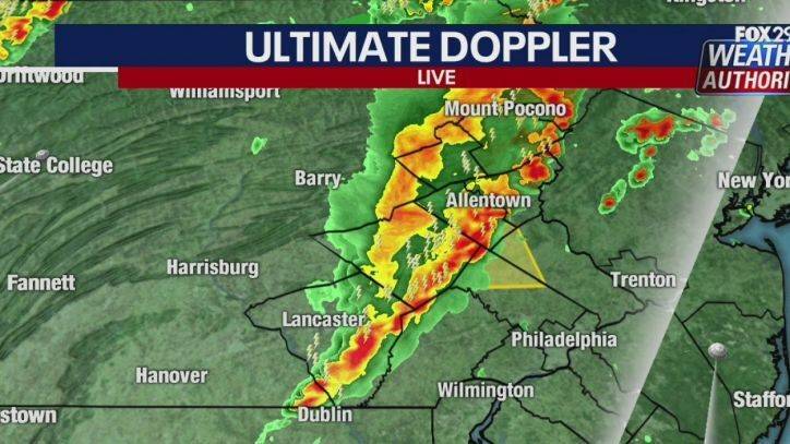 Scott Williams - Weather Authority: Severe thunderstorm watch in effect for parts of region - fox29.com - county Chester - county Montgomery - county Lehigh