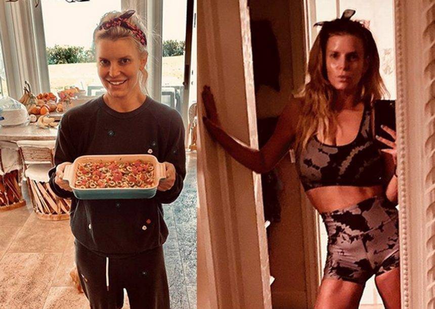 Jessica Simpson - How Jessica Simpson Is Keeping SO TONED During The Lockdown! - perezhilton.com