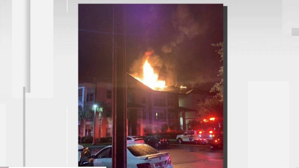 Crews respond to fire at Oviedo apartment complex - clickorlando.com - state Florida - county Seminole