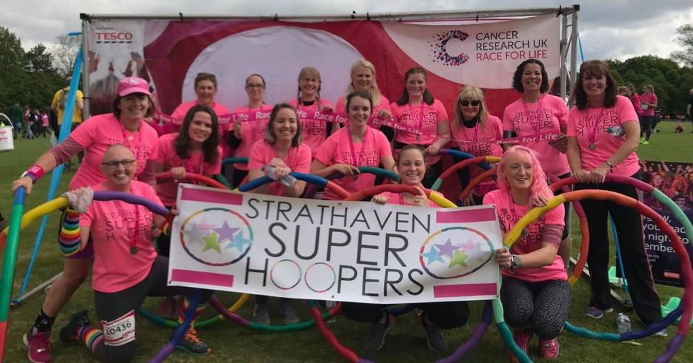 Strathaven gym members tackle `Race for Life' event during lockdown - dailyrecord.co.uk