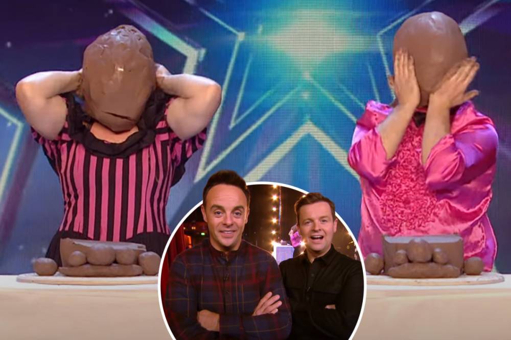 Ant and Dec in hysterics at Britain’s Got Talent couple who slam clay on their faces in tonight’s show - thesun.co.uk - Britain