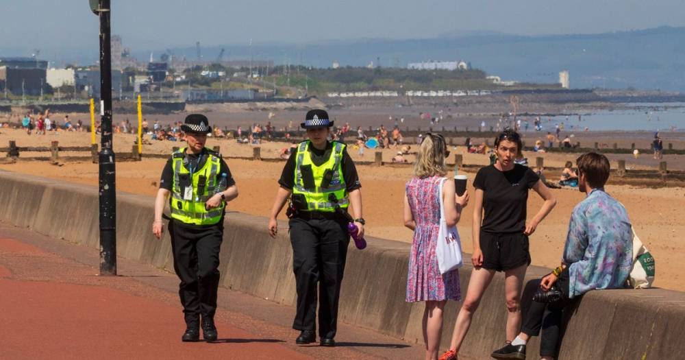 South Ayrshire - Brian Anderson - Cop warns lockdown louts will be 'dealt with robustly' as Scots descend on beaches and parks - dailyrecord.co.uk - Scotland