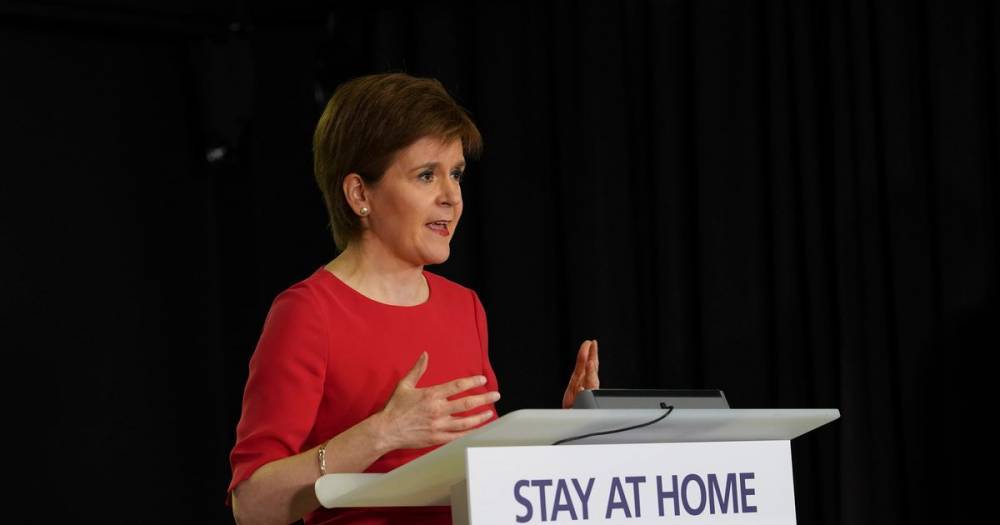 Nicola Sturgeon - Nicola Sturgeon says UK policy on allowing 'shielded' to go outdoors does not apply in Scotland - dailyrecord.co.uk - Britain - Scotland