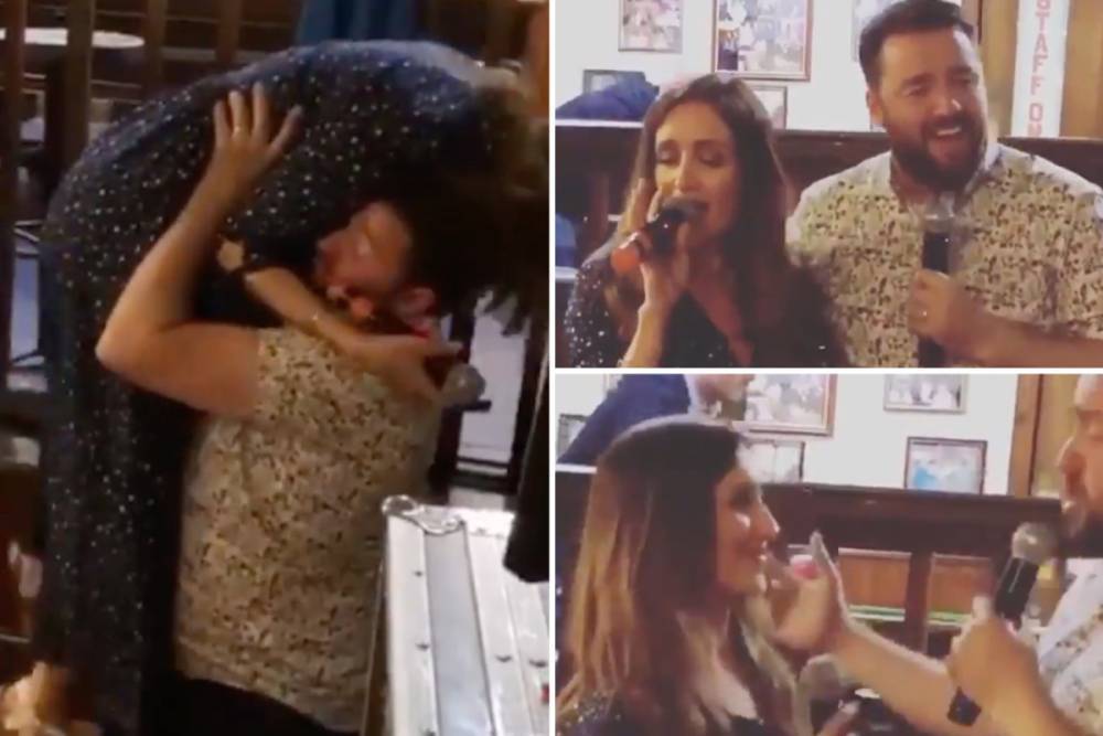 Catherine Tyldesley - Jason Manford - Eva Price - Catherine Tyldesley reveals her incredible singing voice in duet with Jason Manford before attempting Dirty Dancing lift - thesun.co.uk