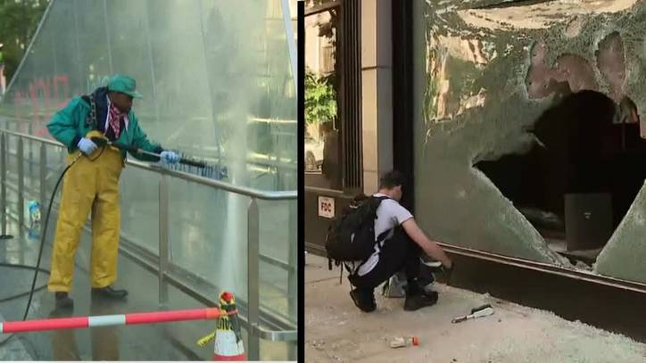Steve Keeley - George Floyd - Philadelphia community begins clean-up in wake of riots in Center City - fox29.com - county Hall - city Center