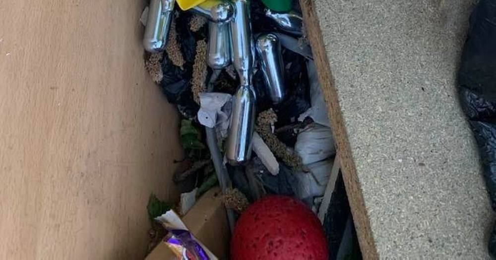 Laughing gas canisters, broken bottles and litter strewn across parks following gatherings in Greater Manchester - manchestereveningnews.co.uk - city Manchester