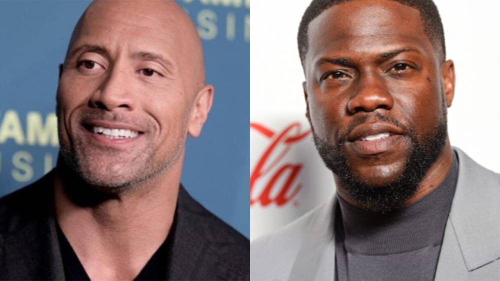 Kevin Hart - Dwayne 'The Rock' Johnson jokes that fans are 'bigger than Kevin Hart' while accepting Kids' Choice Award - foxnews.com