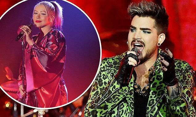 Adam Lambert - Christina Aguilera - Adam Lambert reveals US summer tour with Christina Aguilera was canceled due to COVID-19 - dailymail.co.uk - Usa