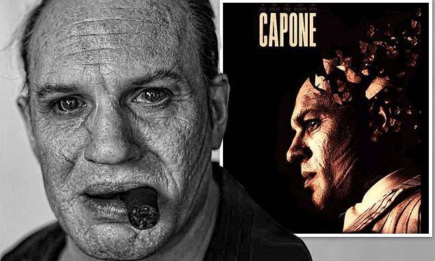 Tom Hardy - Tom Hardy extensive makeup for Capone revealed in new behind-the-scenes image - dailymail.co.uk