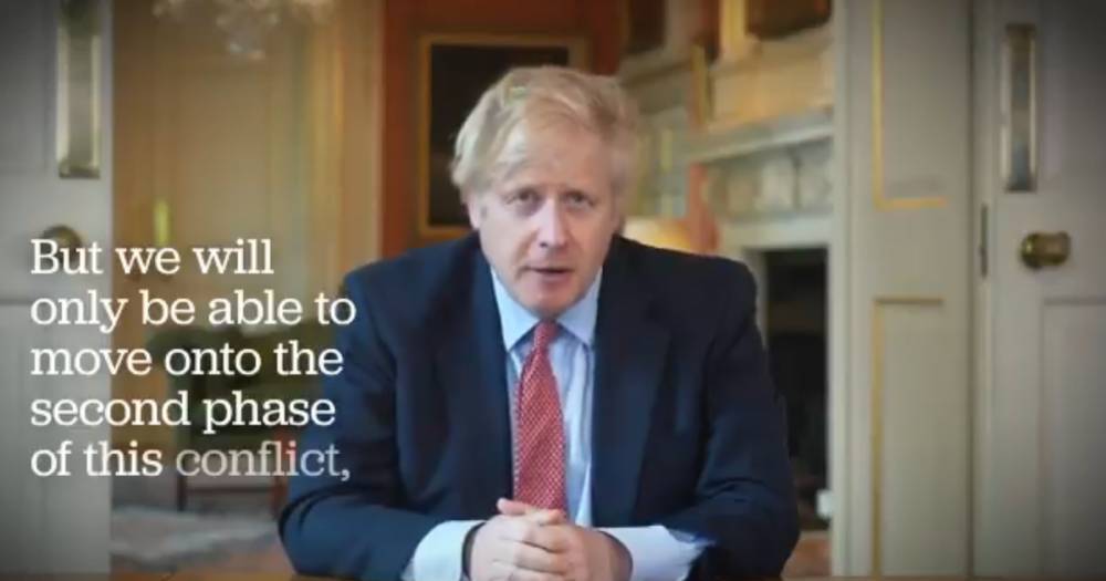 Boris Johnson - Boris Johson outlines steps to lifting lockdown in video message with a warning - manchestereveningnews.co.uk - Britain