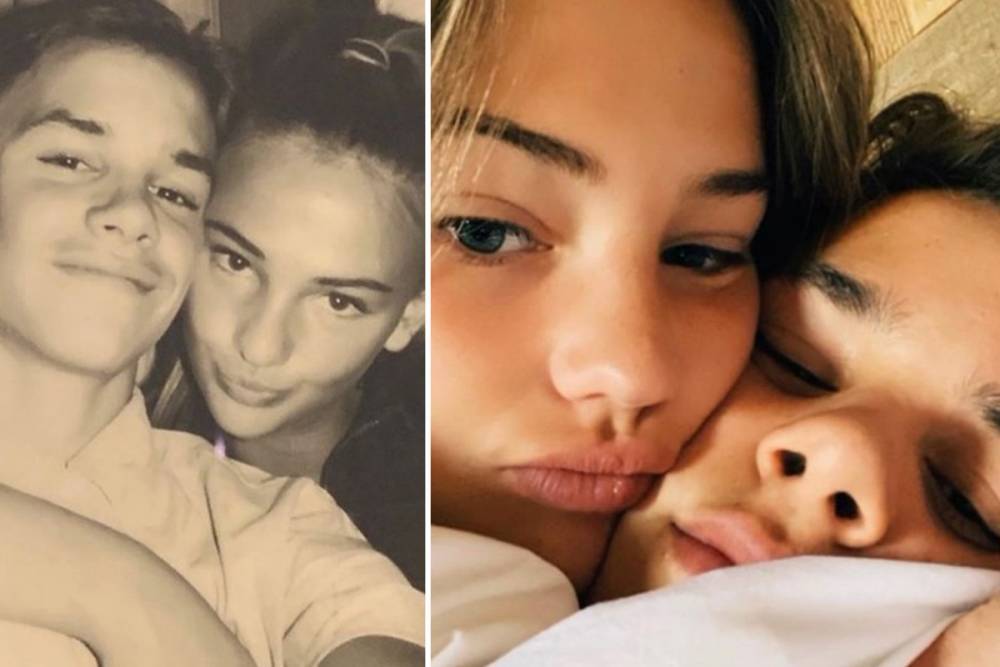 Romeo Beckham - Romeo Beckham shares cute snaps to celebrate first anniversary with girlfriend despite lockdown - thesun.co.uk
