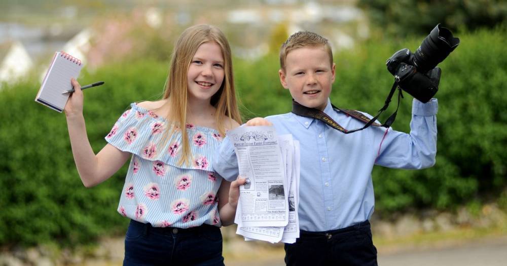 Kippford youngsters create newsletter to keep community informed during coronavirus lockdown - dailyrecord.co.uk