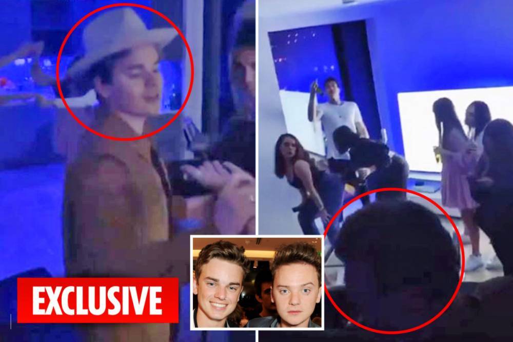 Jack Maynard - Conor Maynard - Miles Nazaire - Jack and Conor Maynard break lockdown rules as they attend boozy 12 person party with Made In Chelsea’s Miles - thesun.co.uk - city Chelsea