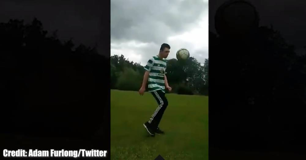 Scott Brown - Celtic fan with Down's syndrome impresses Hoops youth manager with viral ball skills video - dailyrecord.co.uk - city Dublin