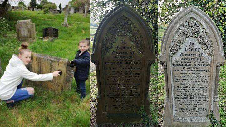 Family pays respects to dead by cleaning gravestones on daily walks under pandemic lockdown - fox29.com