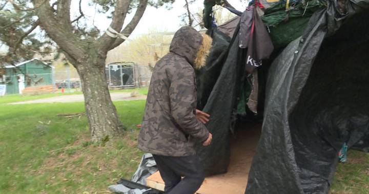 Kingston homeless encampment comes together in Belle Park - globalnews.ca - county Park