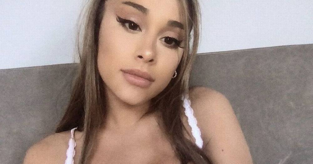 Justin Bieber - Ariana Grande wears tiny lace bra as she poses in sultry snap ahead of new single - dailystar.co.uk