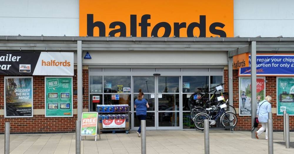 Halfords reopens 34 more stores and garages with "no contact" rule - mirror.co.uk