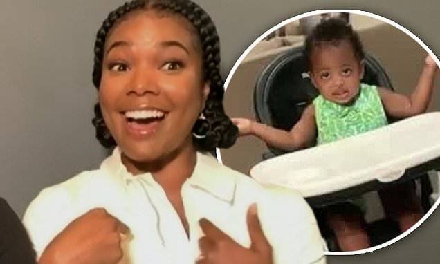 Gabrielle Union laughs about her toddler daughter Kaavia's adorable serious expressions - dailymail.co.uk - state Nebraska - city Omaha, state Nebraska