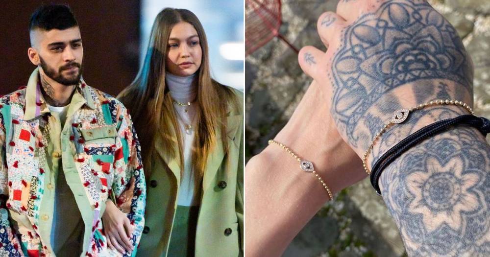 Gigi Hadid - Gigi Hadid and Zayn Malik wear matching evil eye jewellery after announcing they're expecting their first child - ok.co.uk