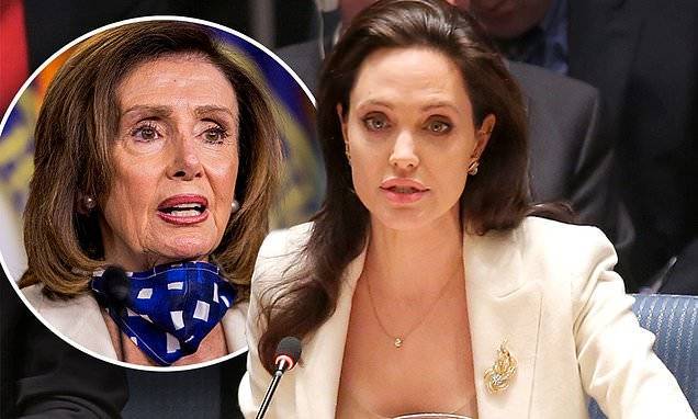 Nancy Pelosi - Kevin Maccarthy - Chuck Schumer - Angelina Jolie - Angelina Jolie has urged Congress to help families struggling for food during COVID-19 - dailymail.co.uk - Usa