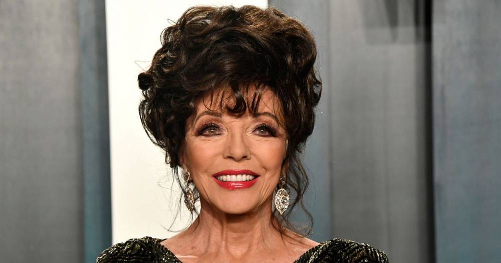 Joan Collins - Percy Gibson - Tom Moore - Joan Collins hopes to become a centenarian as she's inspired by Captain Tom Moore - mirror.co.uk