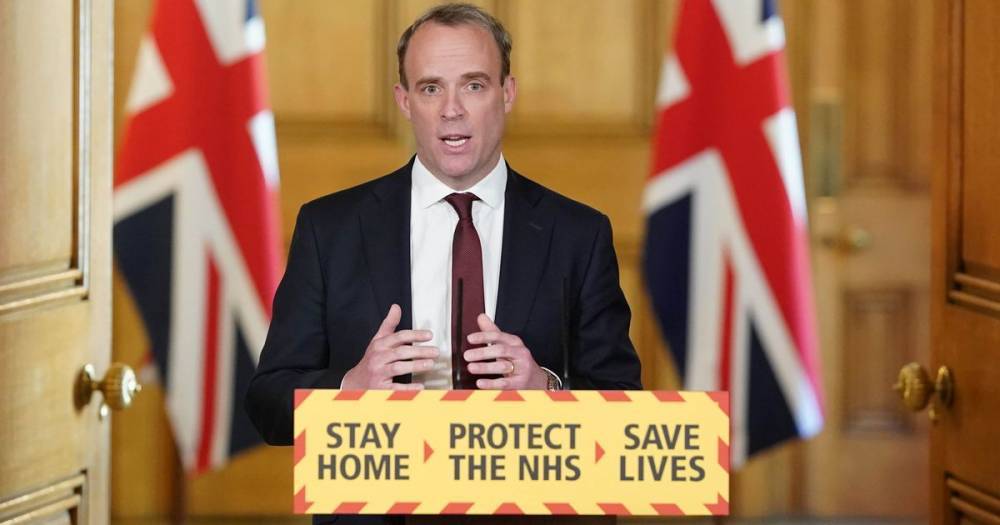 Dominic Raab - Government back Project Restart plans as Man City and Manchester United prepare to return to action - manchestereveningnews.co.uk - city Manchester - city Man