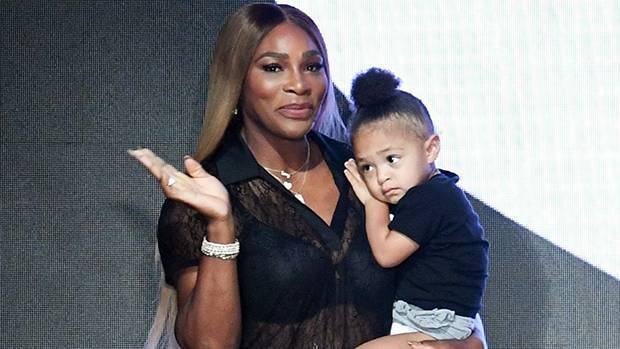 Serena Williams - Olympia Ohanian - Alexis Ohanian - Serena Williams’ Daughter, Olympia, Brightens Up Fans’ Morning In A Gold Princess Dress — See Pic - hollywoodlife.com
